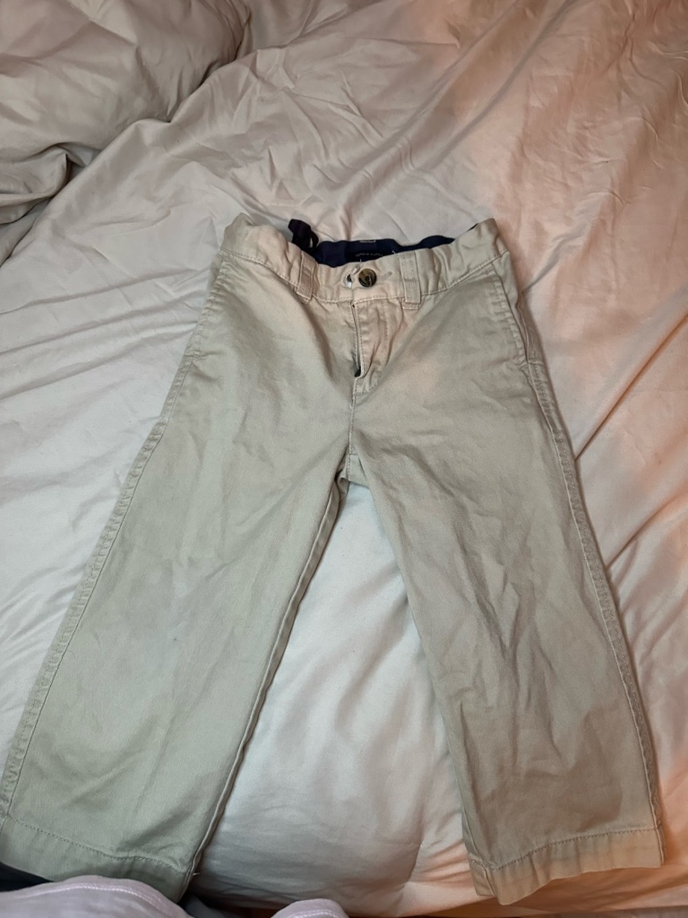 Tommy Hilfiger Light Khaki Straight-Leg Chinos